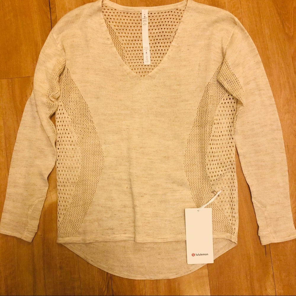 Lululemon Still Movement Sweater Linen - Picture 4 of 6